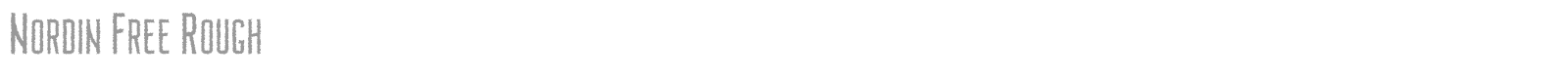 Nordin font preview